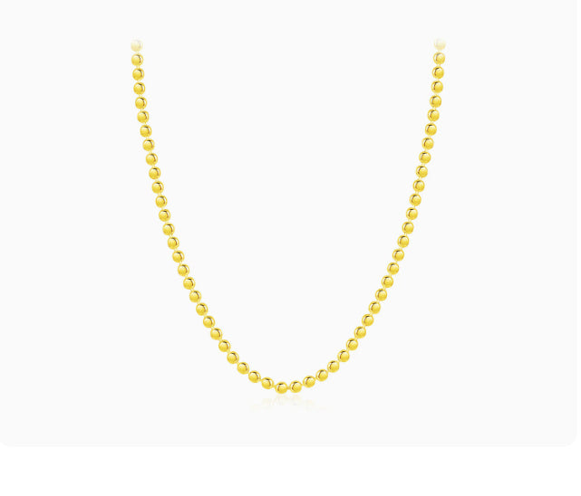 S925 Sterling Sølv Minority Simple Choker Choker Kvinder
