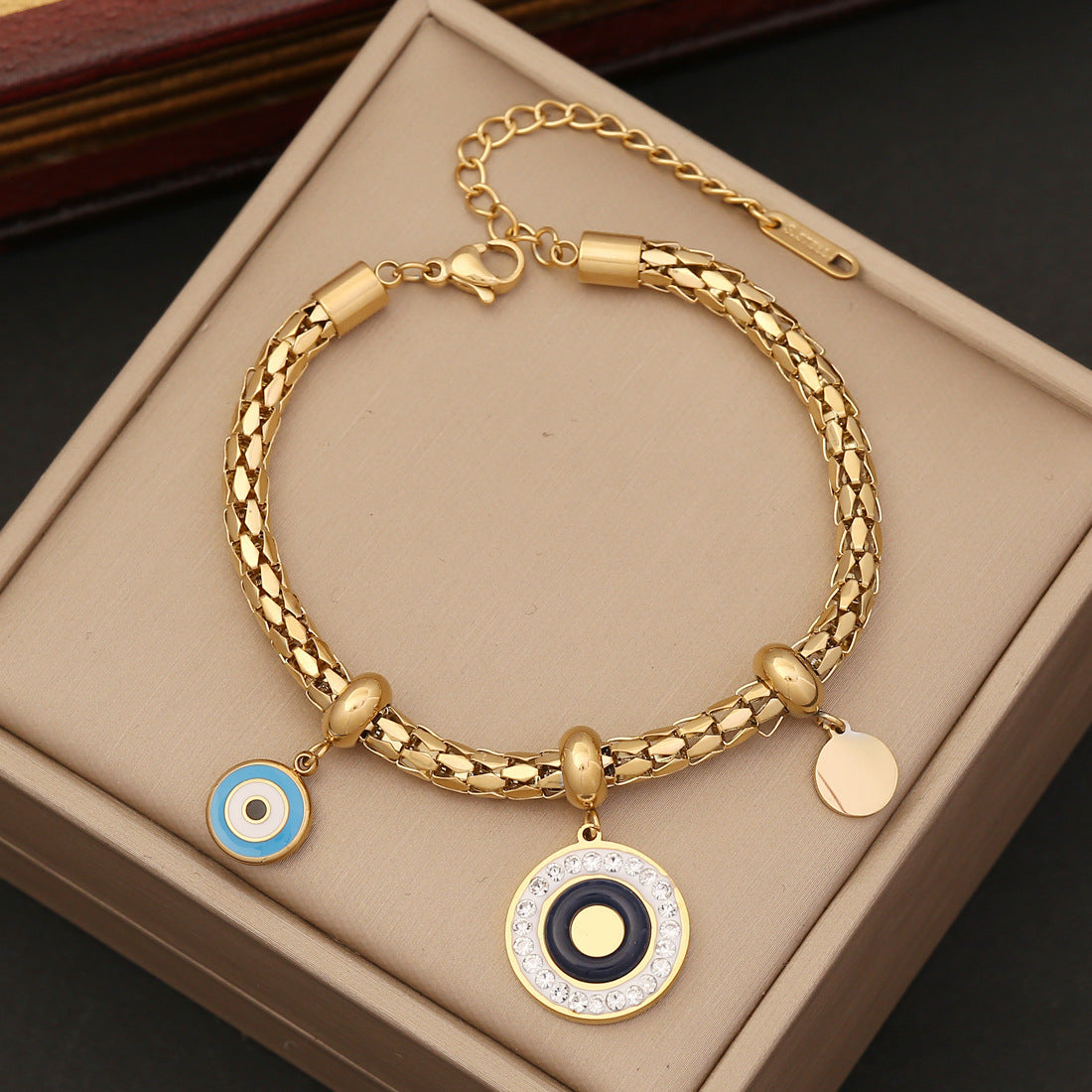 Eye Flower Elegant Bracelets Stainless Steel