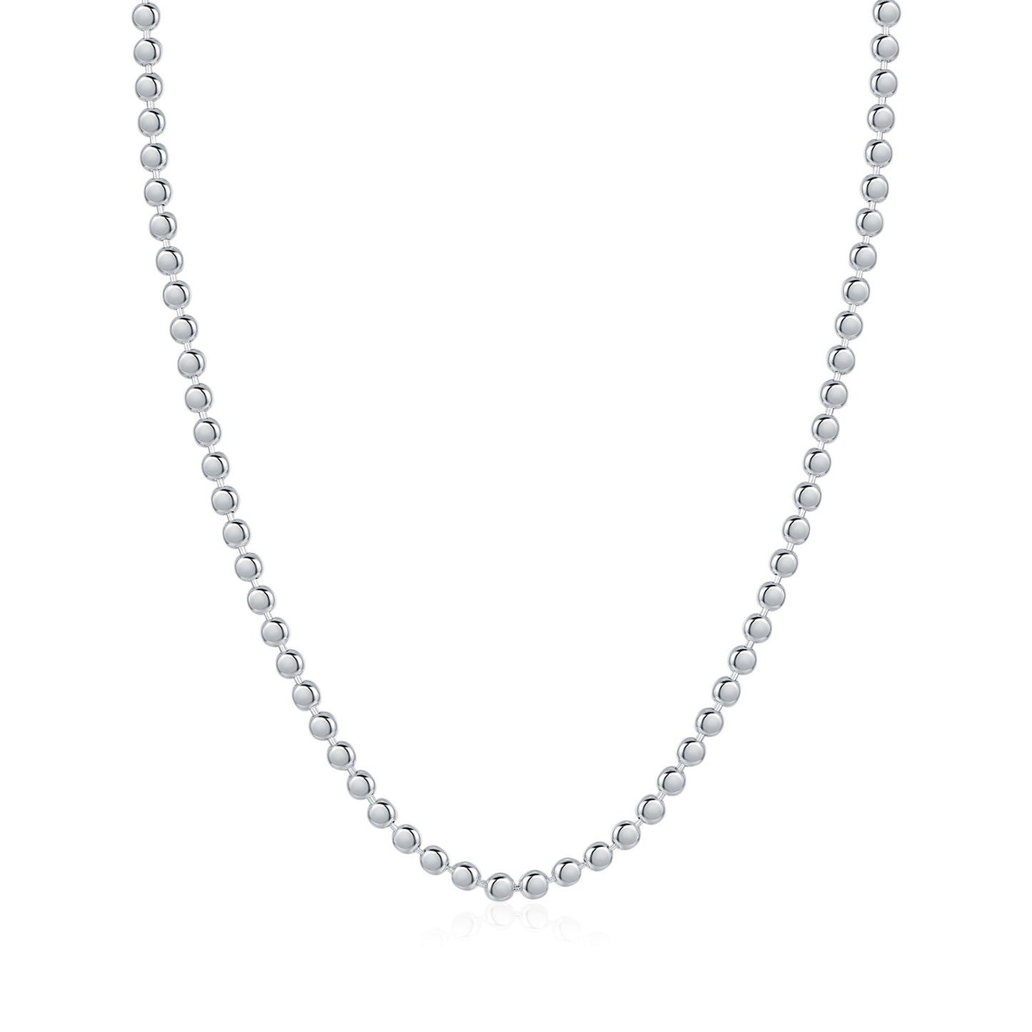 S925 Sterling Sølv Minority Simple Choker Choker Kvinder