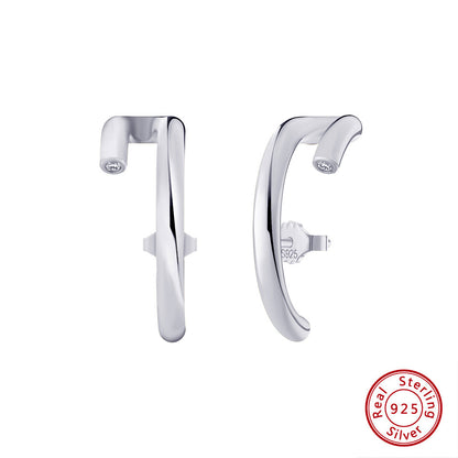 S925 Sterling Silver örhängen 14K guld eleganta örhängen