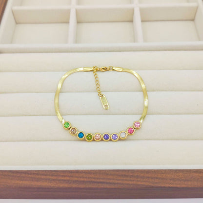 Women's European And American Simple Blade Bracelet