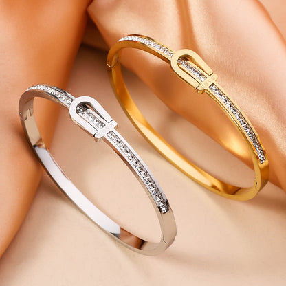 Gold Plating Exquisite Stainless Steel Bracelet Fashion Bracelet For Women